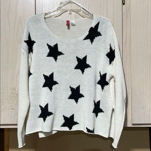 H&M Divided Star Sweater